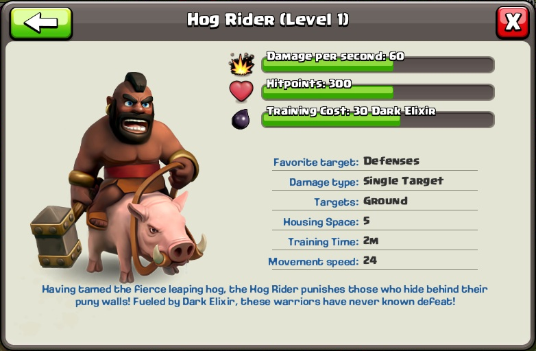 hog rider games