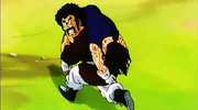 Mr. Satan salva a Vegeta