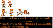 Claws Sprite Sheet