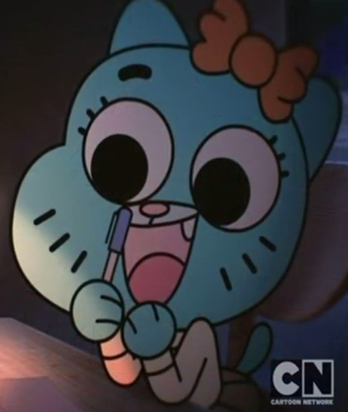 the amazing world of gumball nicole belly button