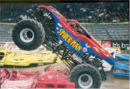 remote control spider man monster truck