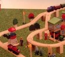 thomas wooden railway sodor mining set