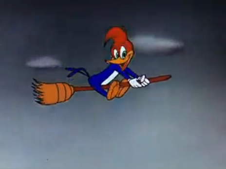 gorgeous gal woody woodpecker