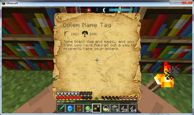 Golem name tag