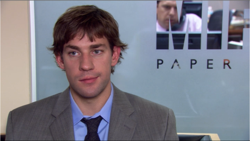 jim the office golden face