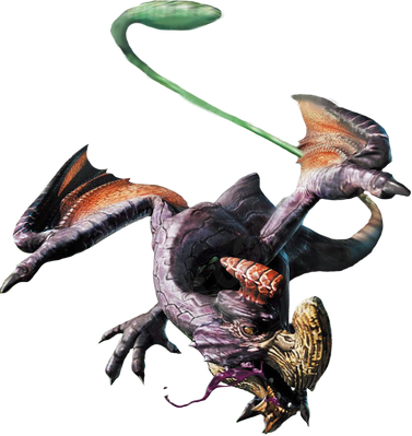 Purple Gypceros MH4 Render