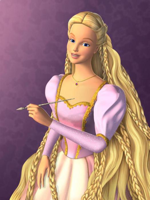 barbie rapunzel painting