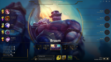 Champ select