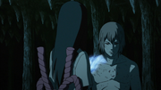 Orochimaru absorve Chakra de Kabuto