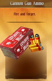 Cannon ammo