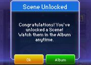 Scene unlock