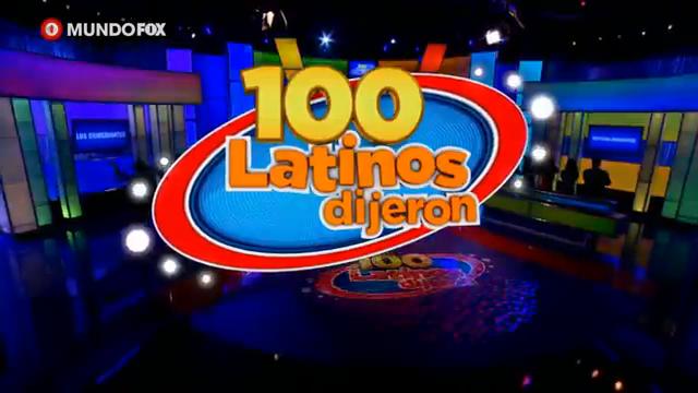 100 Latinos Dijeron - Game Shows Wiki