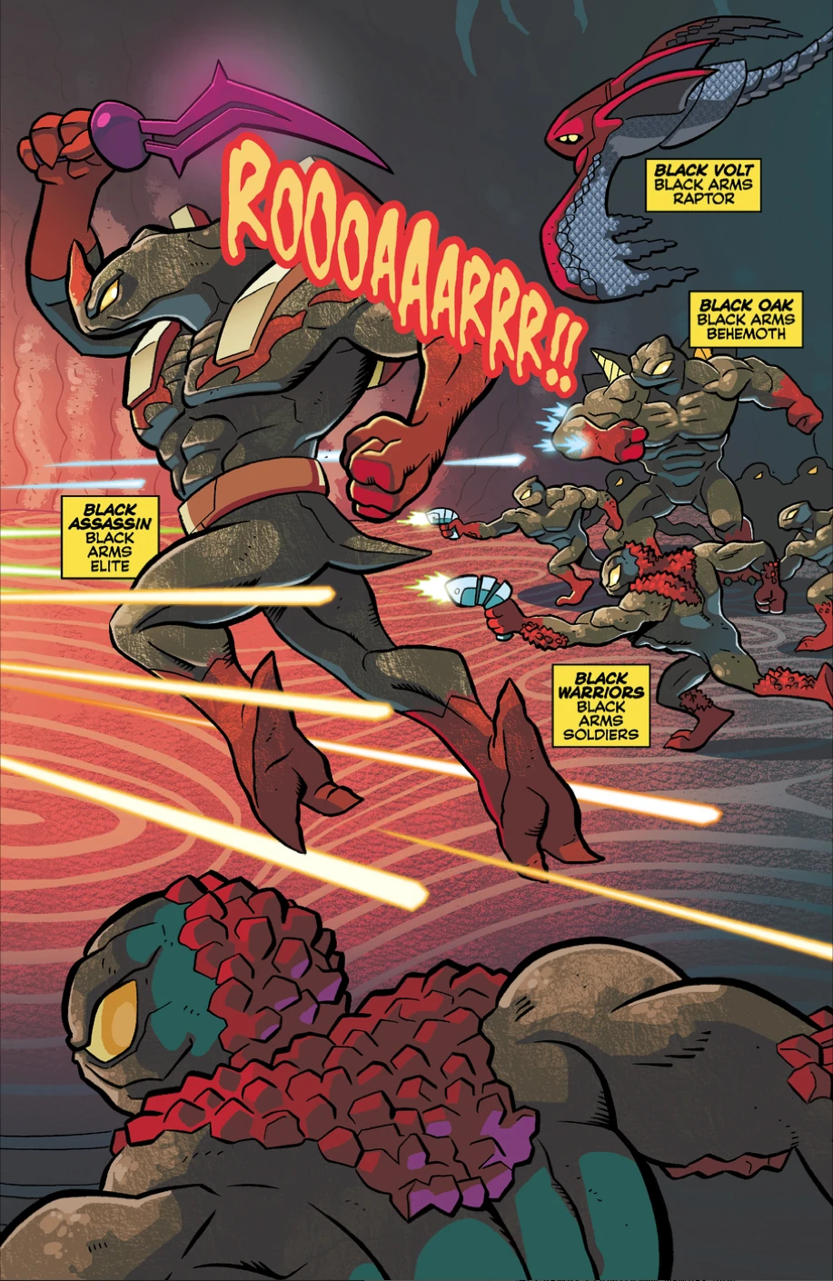 Black Arms Mobius Encyclopaedia Sonic the Hedgehog Comics