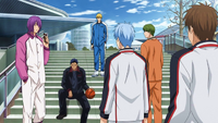 Kuroko reunites with his former teammates