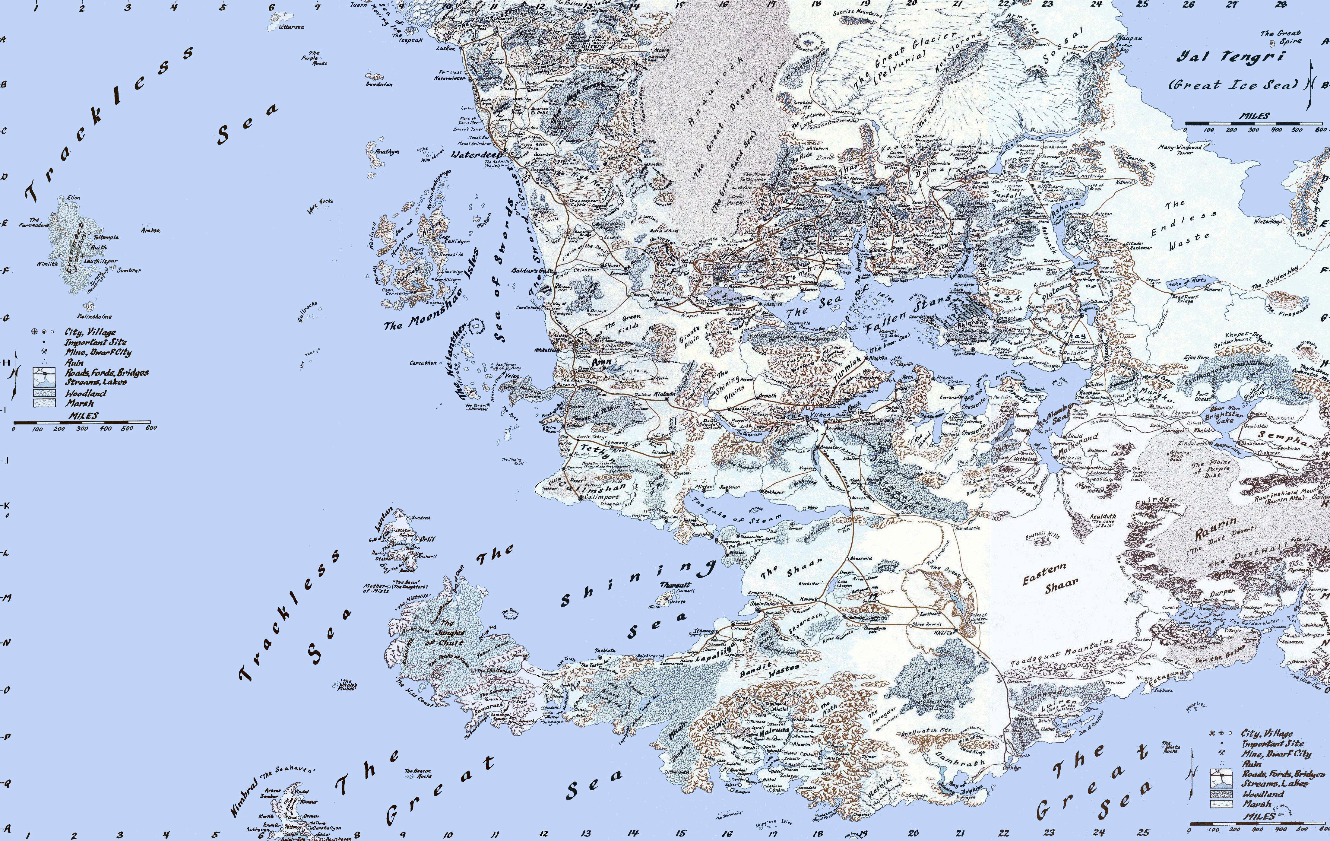 dnd map of faerun