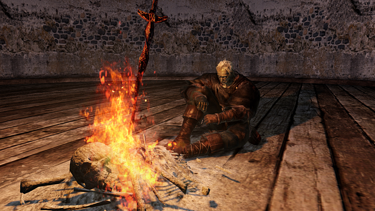 dark souls bonfire gecco