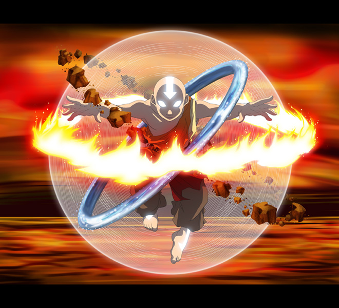 aang removes firelords power