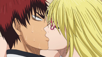 Alex kisses Kagami
