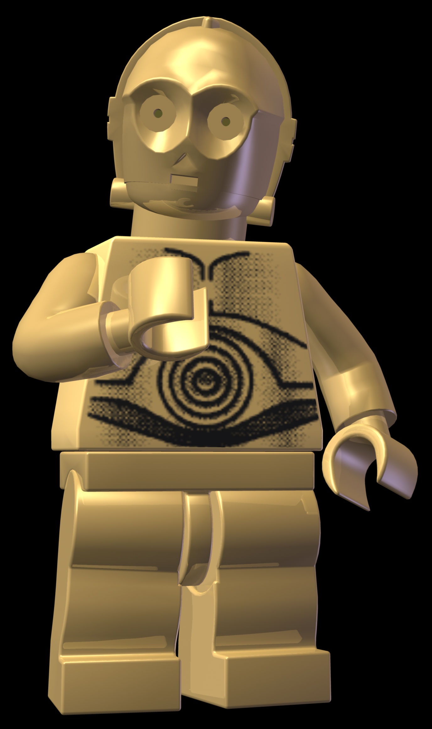 lego santa c3po