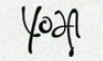 Yodas Unterschrift