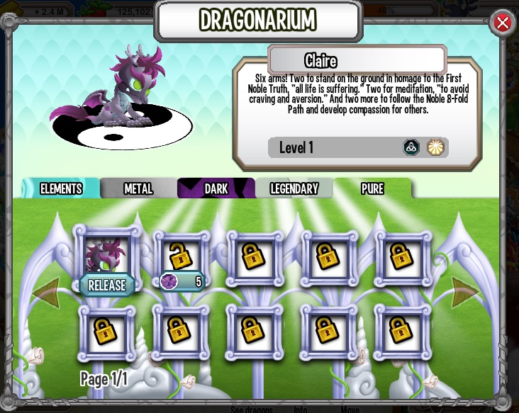 dragon city breedable dragons with pure and 4 elements