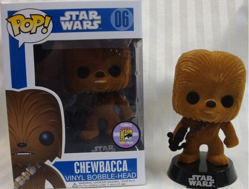 flocked chewbacca funko pop