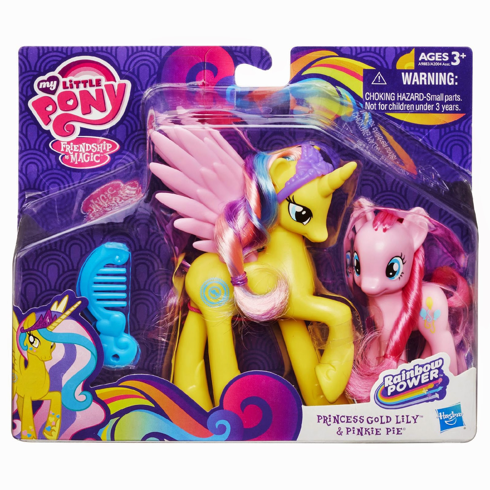 Image - Rainbow Power Princess Gold Lily & Pinkie Pie.jpg - My Little ...