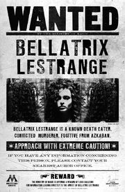Bellatrix Lestrange Wanted