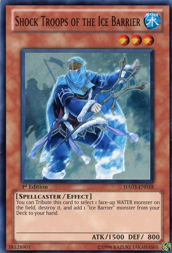 Shock Troops of the Ice Barrier YuGiOh!