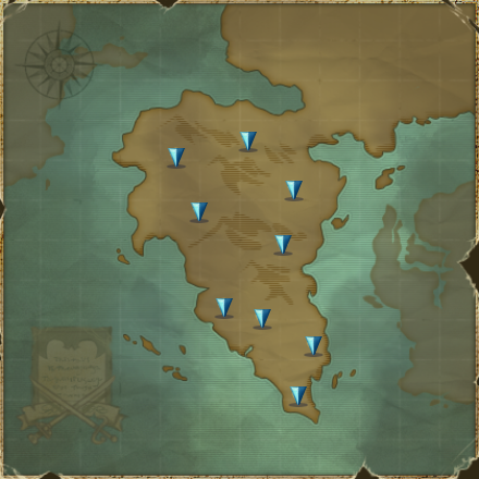 Map South Midgard