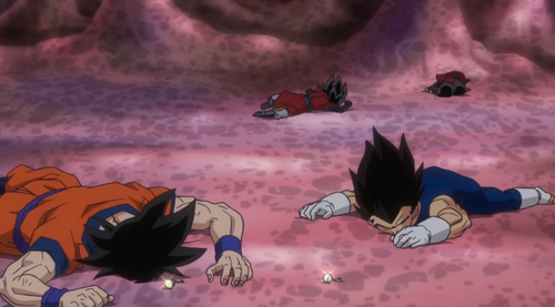 goku beats vegeta