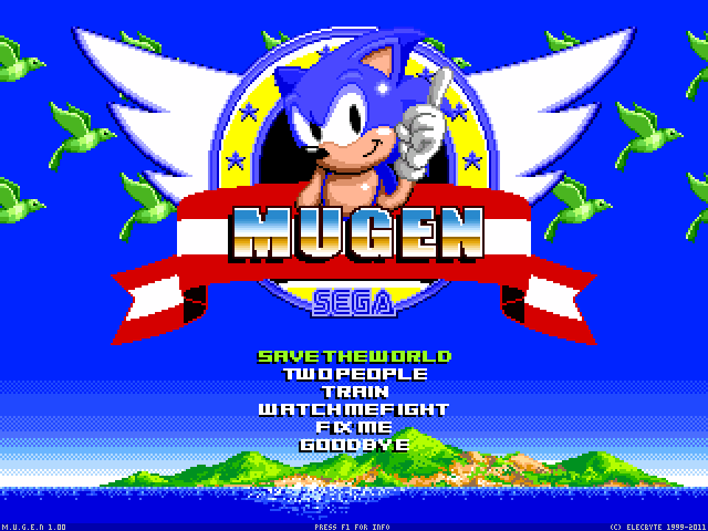 sonic mugen character download
