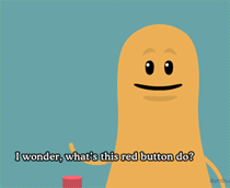 dumb ways to die red button gif