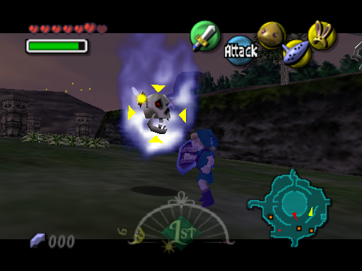 ocarina of time blue fire