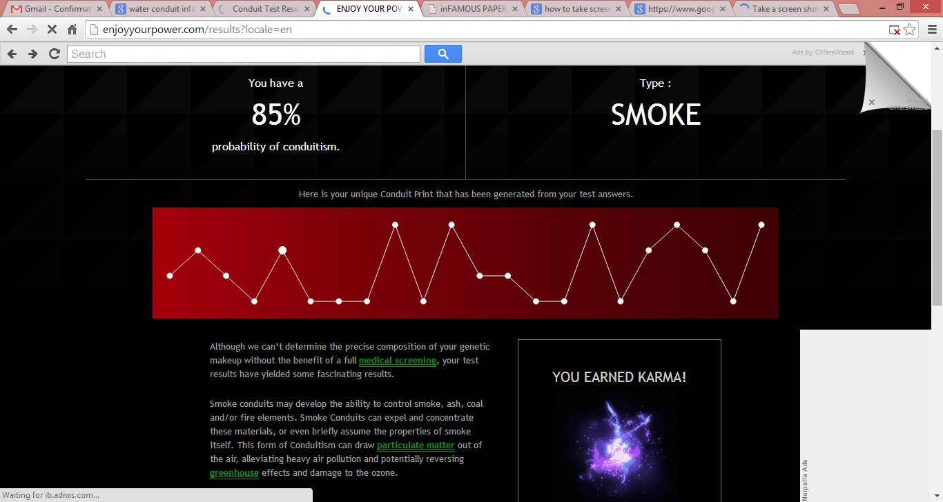 Conduit Test Results inFamous Wiki Powers, Enemies, and everything