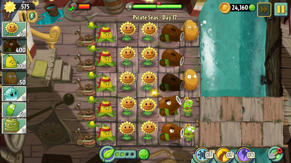 Pirate Seas - Day 17 - Plants Vs. Zombies Wiki, The Free Plants Vs 