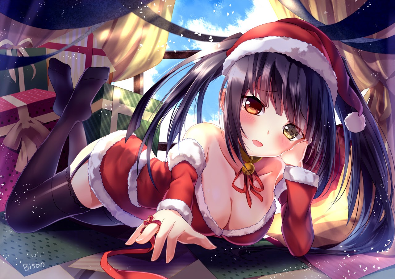 http://img1.wikia.nocookie.net/__cb20140824053129/date-a-live/images/9/99/Date_a_live,_tokisaki_kurumi,_bisonbison,_christmas,_bicolored_eyes,_blush,_cleavage,_collar,_hat,_ribbons,_santa_constume,_stockings,_thighhighs,_twintails.jpg