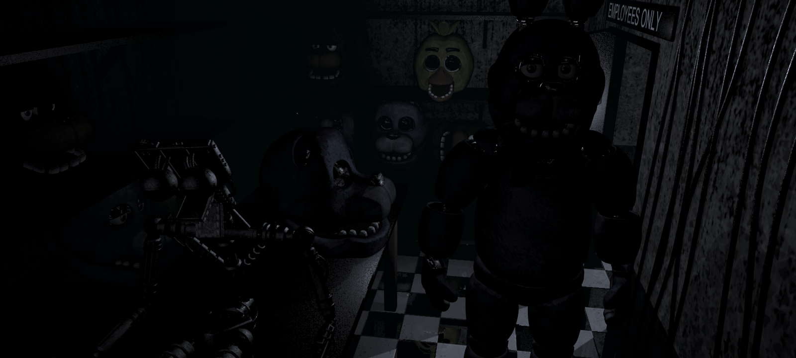 instap(real animatronic name ????????) on X: On FNAF 3 minigame