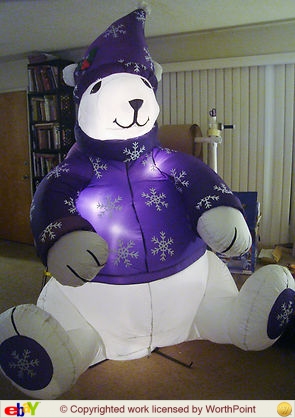 animated polar bear inflatable