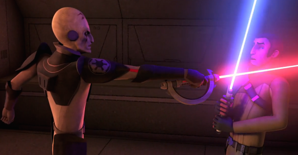 Image - Inquisitor Fights Kanan.png - Star Wars Rebels Wiki