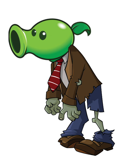 Image - HD Peashooter Zombie.png - Plants vs. Zombies: Garden Warfare