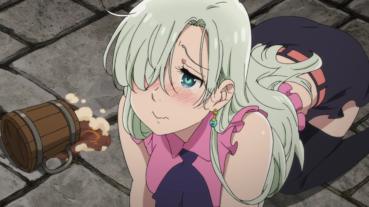 Image Elizabeth Falling While Serving Png Nanatsu No