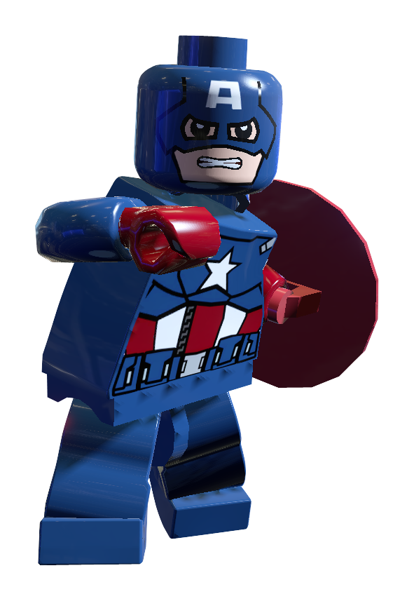 marvel lego captain america and mr fantastic