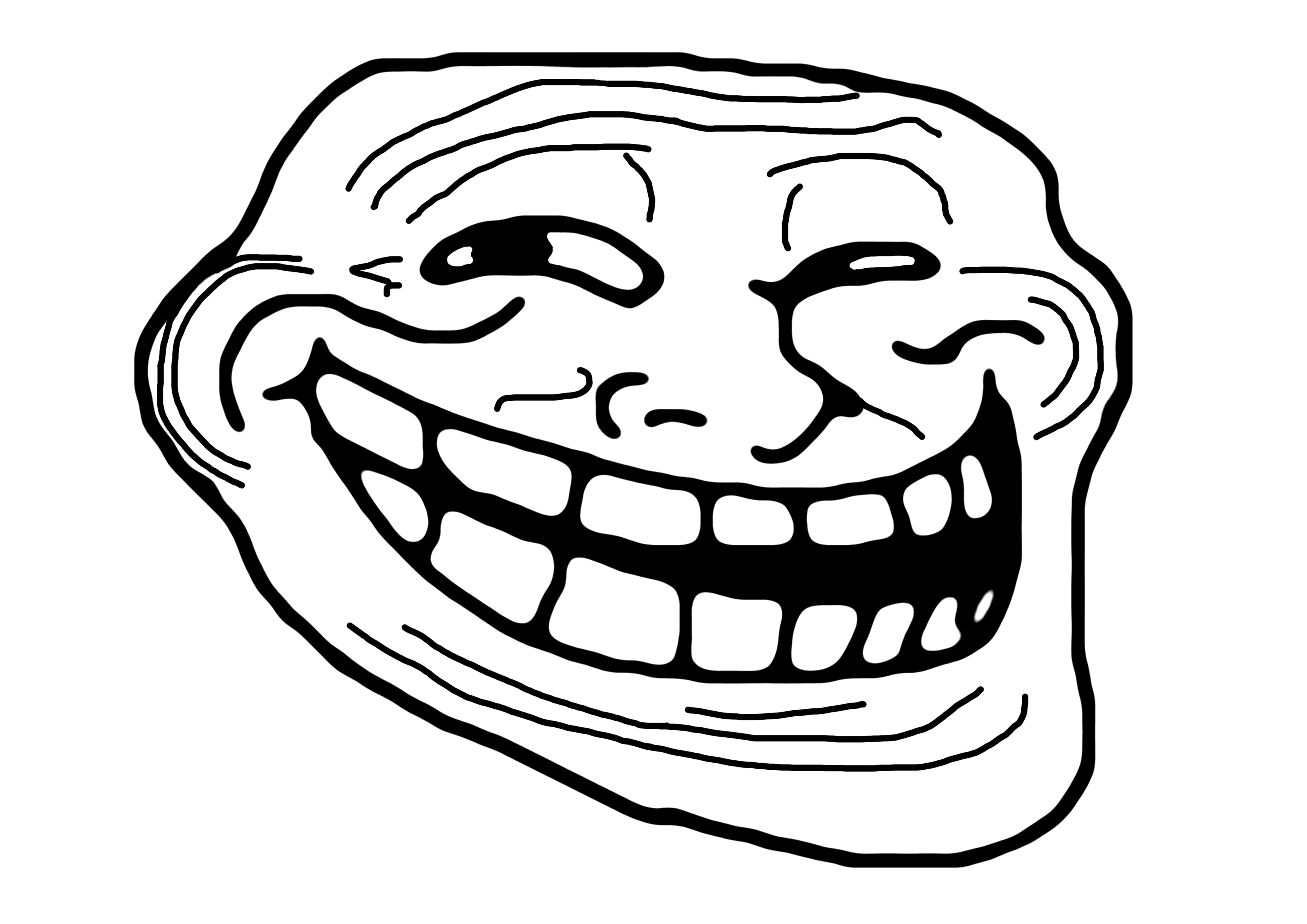 Famous-characters-Troll-face-Troll-face-