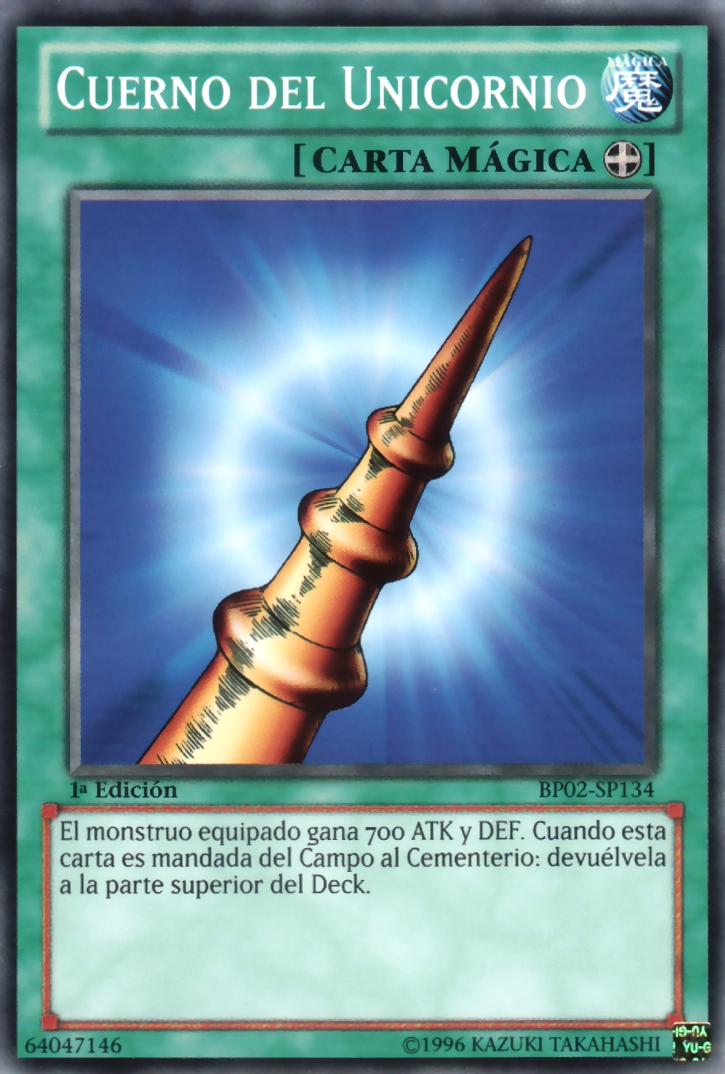 Cuerno del Unicornio - Yu-Gi-Oh! Wiki en Español