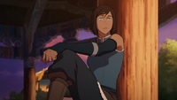 Korra pensando