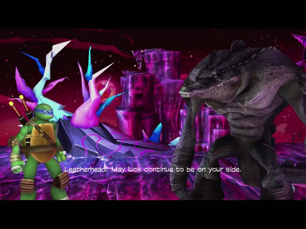 Image - DOTO Leo meets Leatherhead.jpg - TMNT Wiki - Wikia