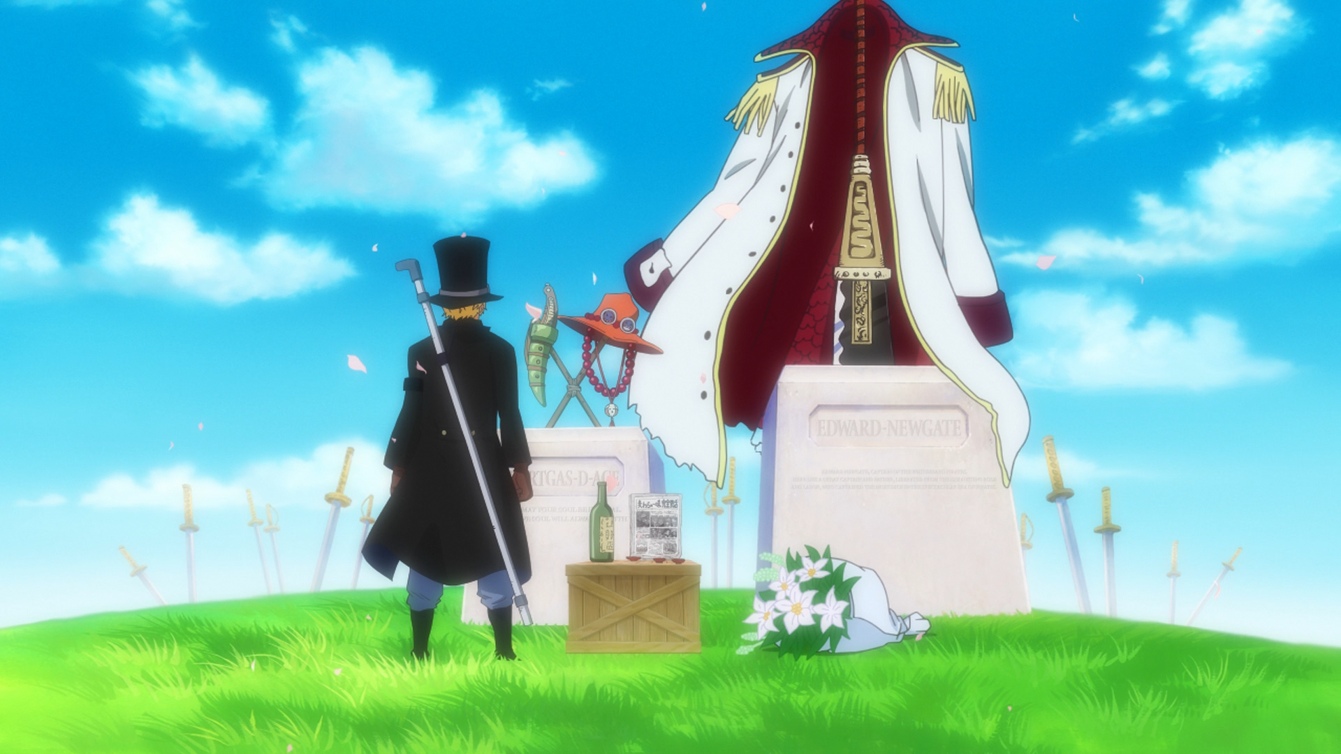 What Episode Does Sabo Find Out About Ace's Death Sabo Visits Ace and Whitebeard's Grave