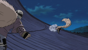 Dosu fights Gaara