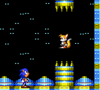 Sonic finds Tails